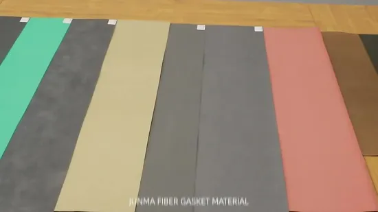 Junma High Temperature Asbestos-Free Fiber Gasket Material for Industrial Use Sealing Materials
